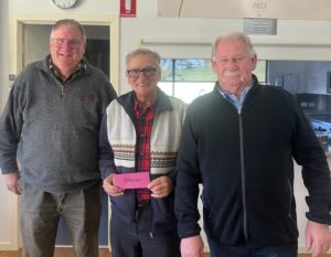 Magnificent Magri and his team Loch up the winning prize