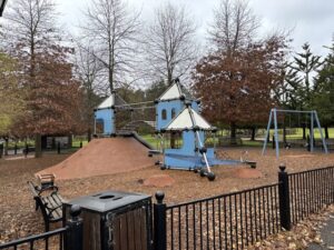 Swings and slides, improvement wants for Pioneer Playground
