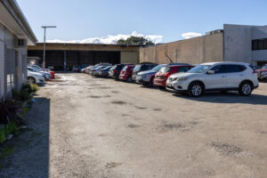 Parking slashed