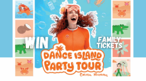 [READER GIVEAWAY] – Win Emma Memma’s Dance Island Party family tickets at The Drum