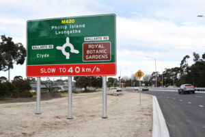 South Gippsland Highway and Ballarto Road Roundabout opens with lane closures in August