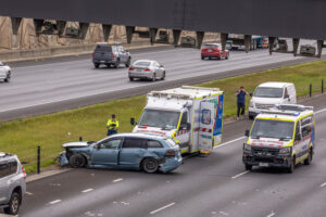 Person hospitalised after Eastlink collision