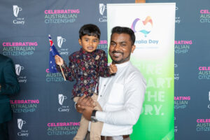 Citizens embraced on Australia Day