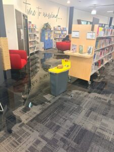 Pakenham Library flooded for the third time