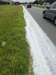 Truck company fined for pellets spillage